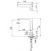 Смеситель кухонный Ravak Flat FL 016.00 (X070125)
