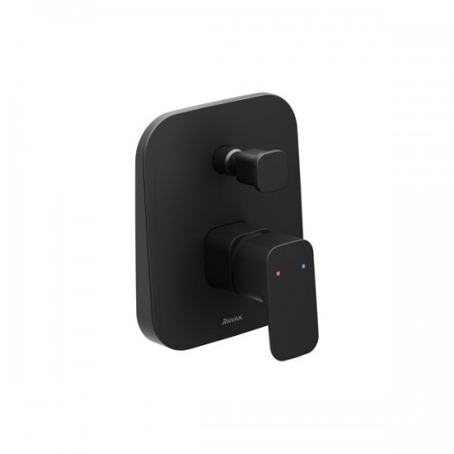 Змішувач для ванни Ravak 10° Free TD F 061.20 НЧ+СЧ, Чорний (X070156)