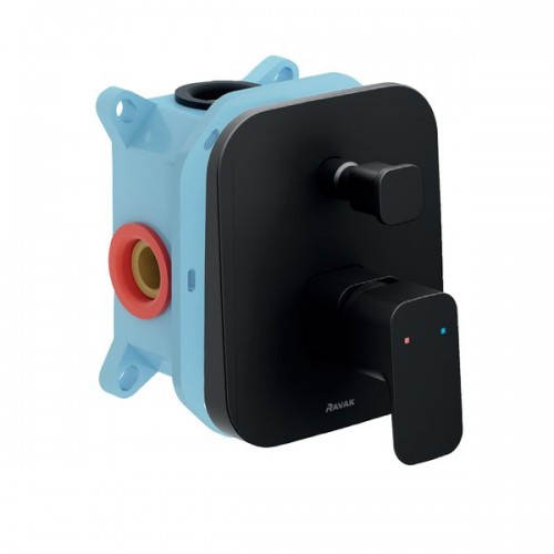 Змішувач для ванни Ravak 10° Free TD F 065.20 для R-box, Чорний (X070158)