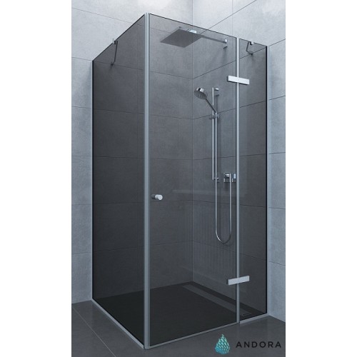 Душевая кабина Andora Aspen 100x80x200 стекло grafite L/R