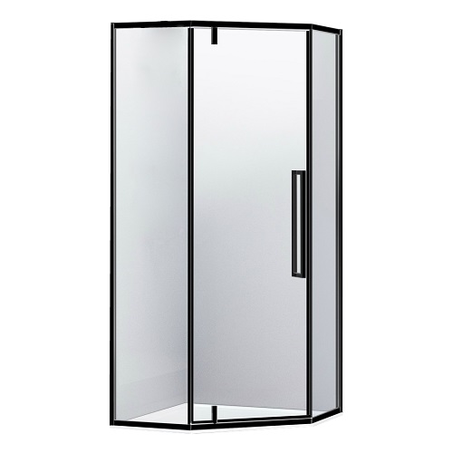 Душевая кабина Eger A LÁNY 100x100 стекло прозрачное (599-553/1black)