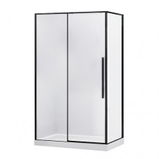 Душевая кабина Eger A LÁNY 80x120 с поддоном стекло прозрачное (599-550black)