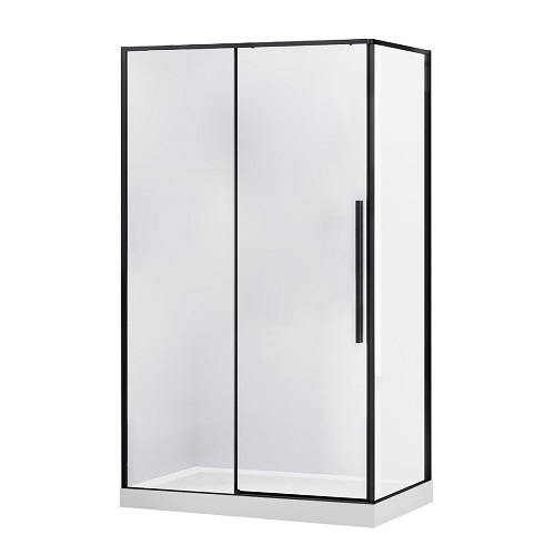 Душевая кабина Eger A LÁNY 80x120 с поддоном стекло прозрачное (599-550black)
