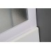 Душевая кабина Eger Viz 80~90x185 см, регулируемый белый профиль, стекло "Zuzmara"(599-005/1)