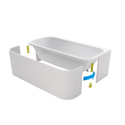 Панель для ванны Excellent Arana FLEX SYSTEM, под плитку (OBEX.ARA.18WH)