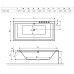 Ванна прямоугольная Excellent Crown Grand 1900x900 мм, WAEX.CRG19WH