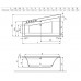 Ванна асимметричная Excellent Sfera 1700x1005 правая, WAEX.SFP17WH