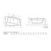 Ванна асимметричная левая Excellent Vesper 1600x1000 (WAEX.VEL16WH)
