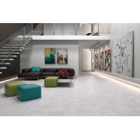 Плитка Geotiles Cemento 60x60 Blanco MAT RECT