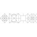 Плитка Geotiles Chess PAWN 22x85 Blanco