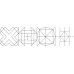 Плитка Geotiles Chess PAWN 22x85 Blanco