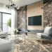 Керамогранит INTER GRES Ardesia 60x60 темно-коричневый, 6060 34 032