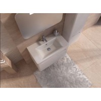 Тумба Ювента Tivoli Tv-80 белая с умывальником Soft-80