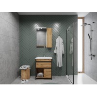 Тумба Ювента Bronx Brx-65 дуб вотан с умывальником Soft-65