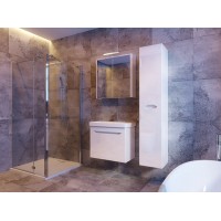Тумба Ювента Livorno Lvr-70 с умывальником Luxury-70 белая