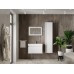 Тумба Ювента Malta Mlt-65 белая с умывальником Soft-65