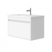 Тумба Ювента Malta Mlt-80 белая с умывальником Soft-80