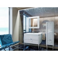 Тумба Ювента Ticino Мс-105 біла з умивальником Luxury 105