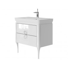 Тумба Ювента Ticino Мс-105 біла з умивальником Luxury 105