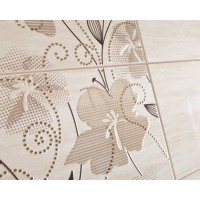 Декор Kwadro Doppia 25x40 Beige inserto B