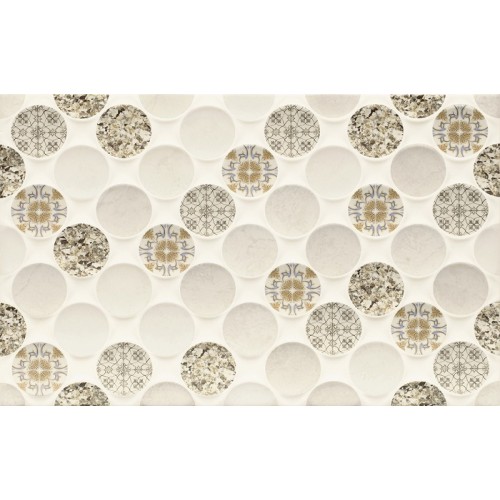 Плитка Kwadro Enrica 25x40 Crema motyw struktura