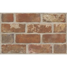 Плитка Kwadro Loft 25x40 Brown struktura brick