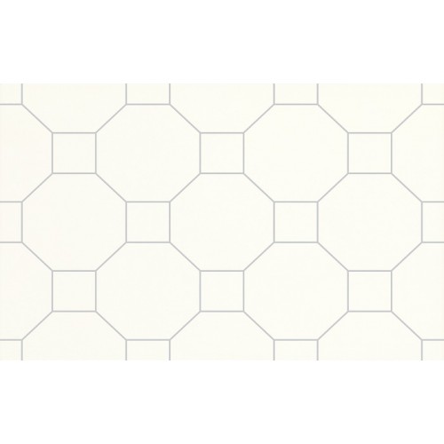 Декор Kwadro Martynika 25x40 Bianco inserto