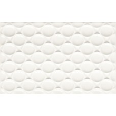 Плитка Kwadro Martynika 25x40 Bianco struktura