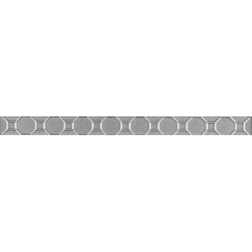 Фриз стеклянный Kwadro Martynika 3x40 Silver