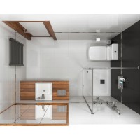 Плитка Kwadro Melby 25x40 Nero