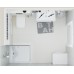 Плитка Kwadro Muro 25x40 Bianco