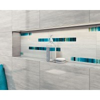 Декор Kwadro Nati 25x40 Grys inserto mix