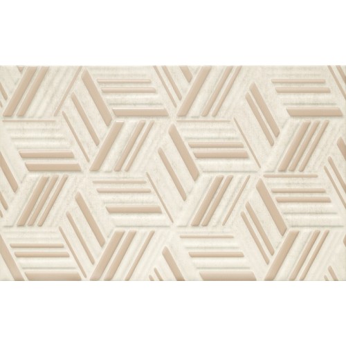 Плитка Kwadro Rubi 25x40 Beige struktura