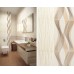 Декор Kwadro Sari 25x40 Beige inserto