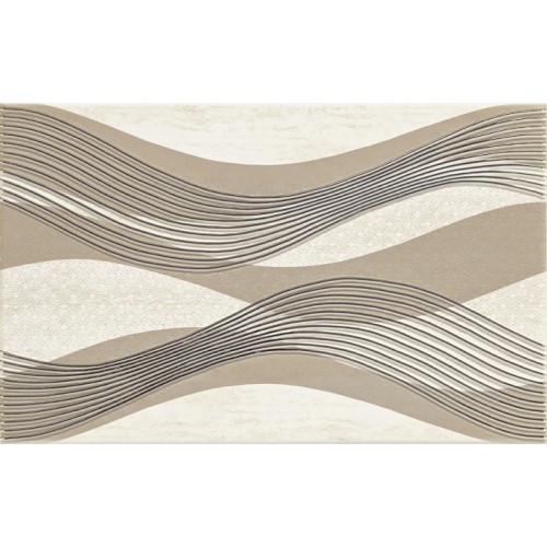 Декор Kwadro Sari 25x40 Beige inserto