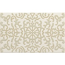 Декор Kwadro Tembre 25x40 Beige inserto