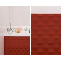 Плитка Kwadro Veo 25x40 Rosso