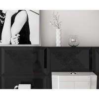 Плитка Kwadro Veo 25x40 Nero