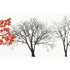 Декор Kwadro Veo 25x40 Bianco inserto B