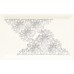 Плитка Kwadro Veo 25x40 Bianco struktura kafel koronka
