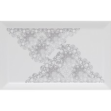 Плитка Kwadro Veo 25x40 Grys struktura kafel koronka