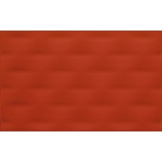 Плитка Kwadro Veo 25x40 Rosso struktura