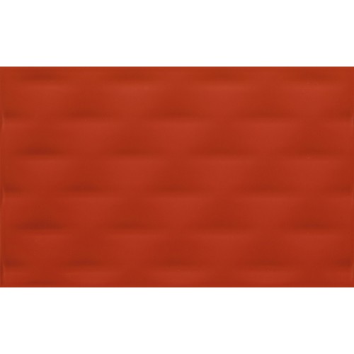 Плитка Kwadro Veo 25x40 Rosso struktura
