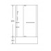 Гидробокс Miracle NA114-3 100x80 прозрачное стекло