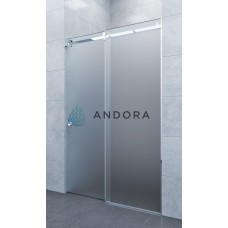 Душевые двери раздвижные Andora Slide 140x200 стекло sateen