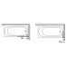 Штора для ванны универсальная Aquaform BAOK 2 80x140 стекло grigio (170-06981)