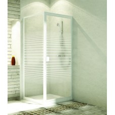 Душові двері Aquaform ELBA 90 скло смуги (103-26508)