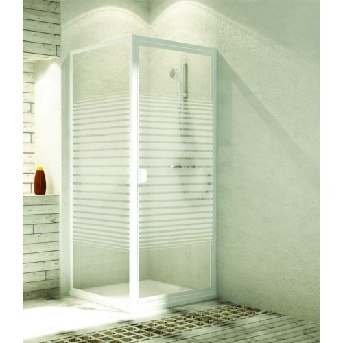 Душевые двери Aquaform ELBA 90 стекло полосы (103-26508)