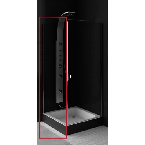 Бічна стінка Aquaform GLASS 5 80 прозоре скло (103-06379)