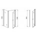 Бічна стінка Aquaform GLASS 5 90 прозоре скло (103-06383)